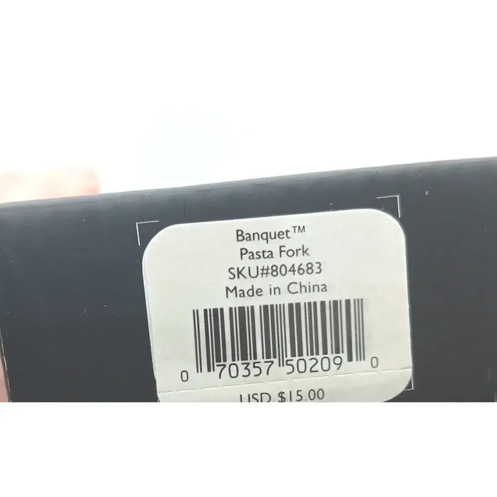 Gorham Banquet Pasta Fork New Metal Flatware Glossy NEW In Box!